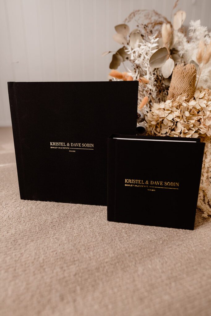 Two wedding albums. One main album and one replica. This is why you should consider a wedding album